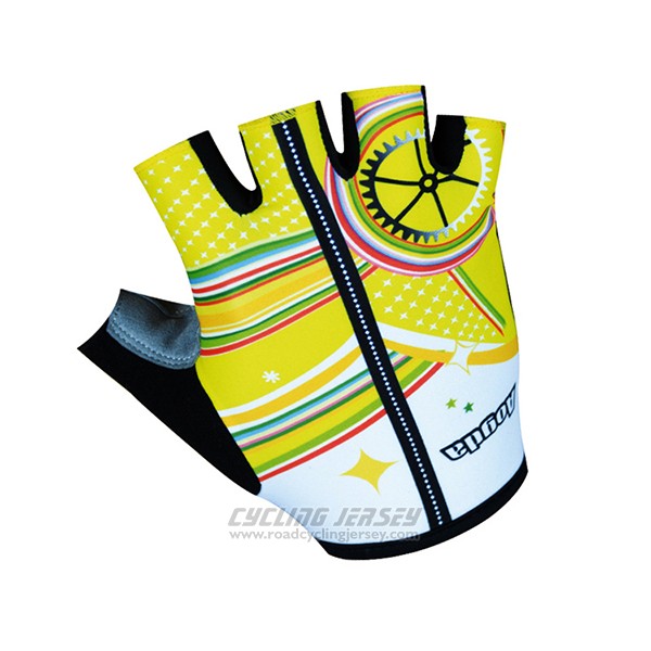 2017 Aogda Gloves Cycling Yellow