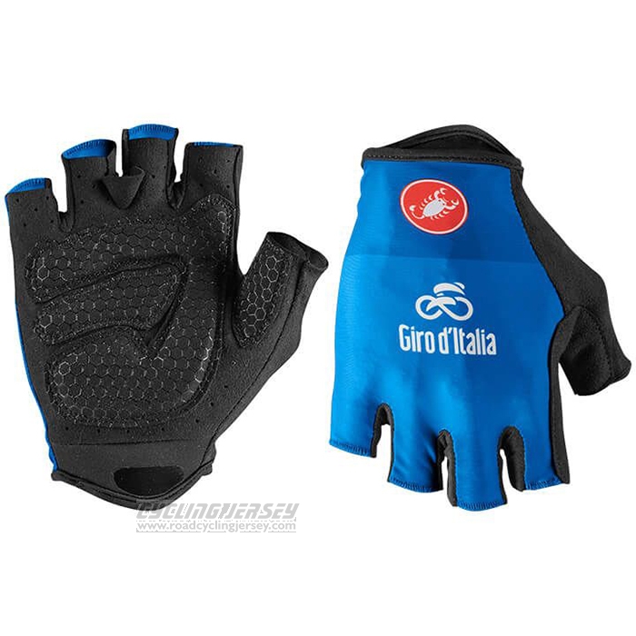 2021 Giro D'italy Gloves Cycling Blue