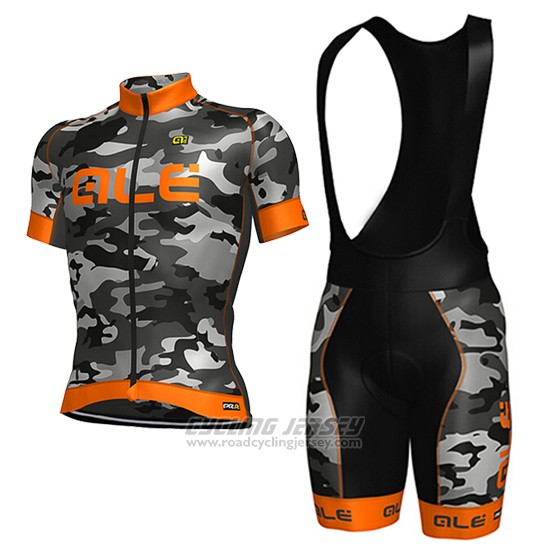 2017 Cycling Jersey ALE Camouflage Short Sleeve and Bib Short