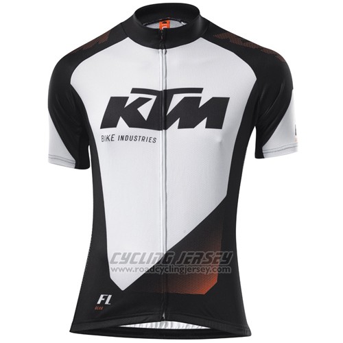 2015 Cycling Jersey Ktm Black and White Short Sleeve and Bib Short