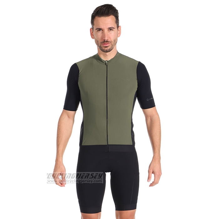 2022 Cycling Jersey Nalini Green Short Sleeve and Bib Short
