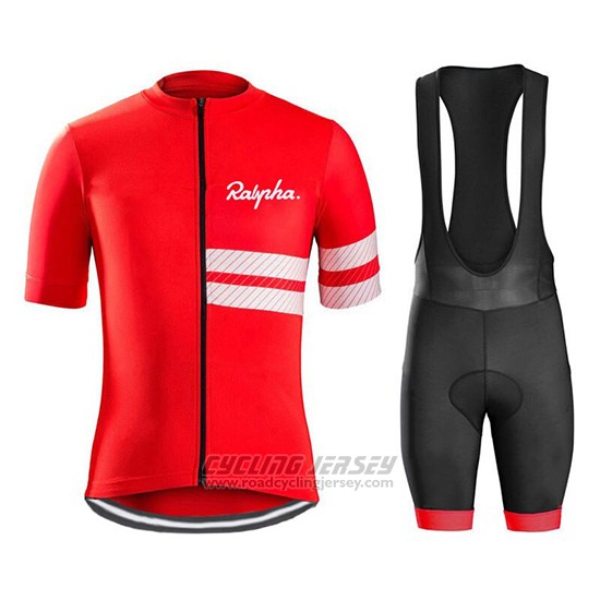2019 Cycling Jersey Ralph Red White Short Sleeve and Bib Short