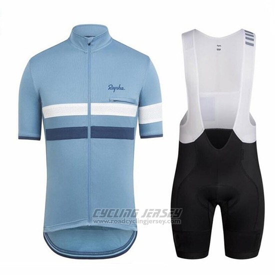 2018 Cycling Jersey Ralph Blue and Blue Deep Short Sleeve and Bib Short