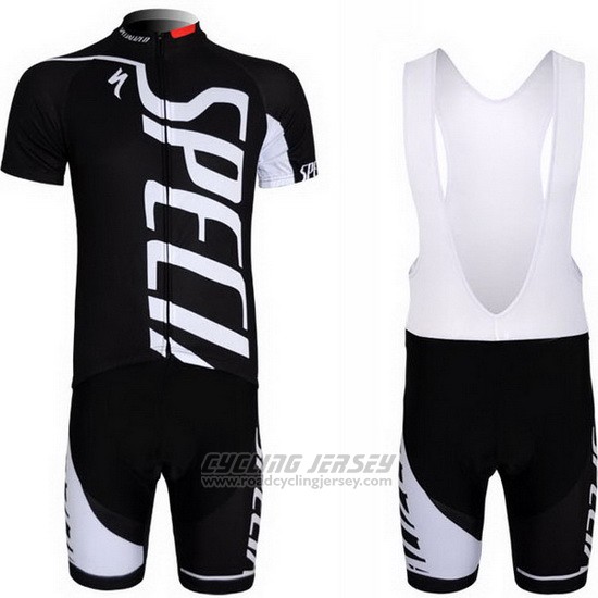 2012 Cycling Jersey Specialized White and Black Short Sleeve and Bib Short