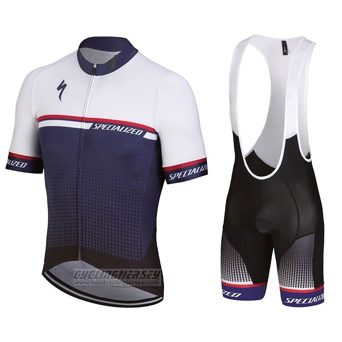 2021 Cycling Jersey Specialized Blue Short Sleeve and Bib Short