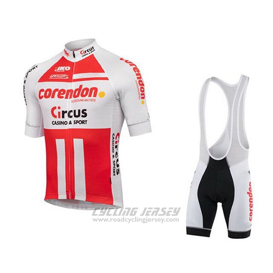 2019 Cycling Jersey Sptgrvo Red White Short Sleeve and Bib Short